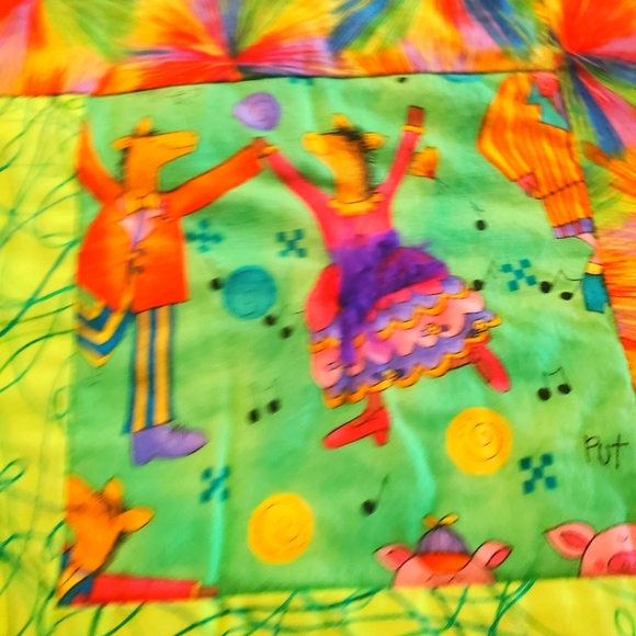 🎁 FARM ANIMALS Handmade Quilt - Picture 5 of 7